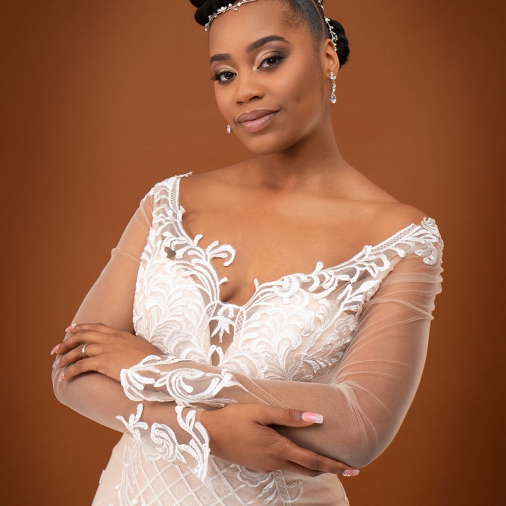 Long Sleeve Lace Gown